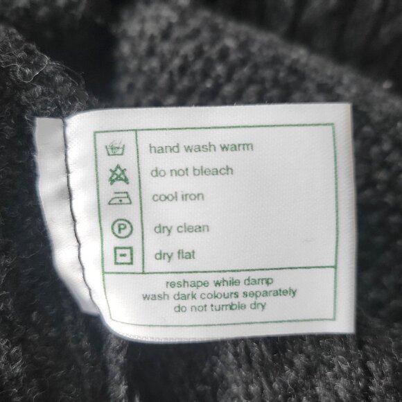 Vintage 1980s Laura Ashley Women’s Size 12 Fair Isle 100% Wool Knitted Sweater - Picture 8 of 8